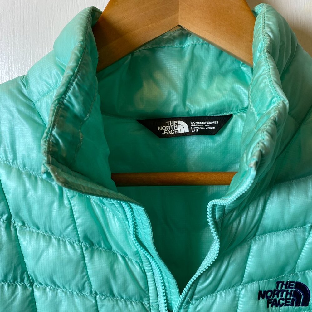 The North Face ThermoBall Jacket • Aqua / Mint • Women’s Large - Picture 3 of 11